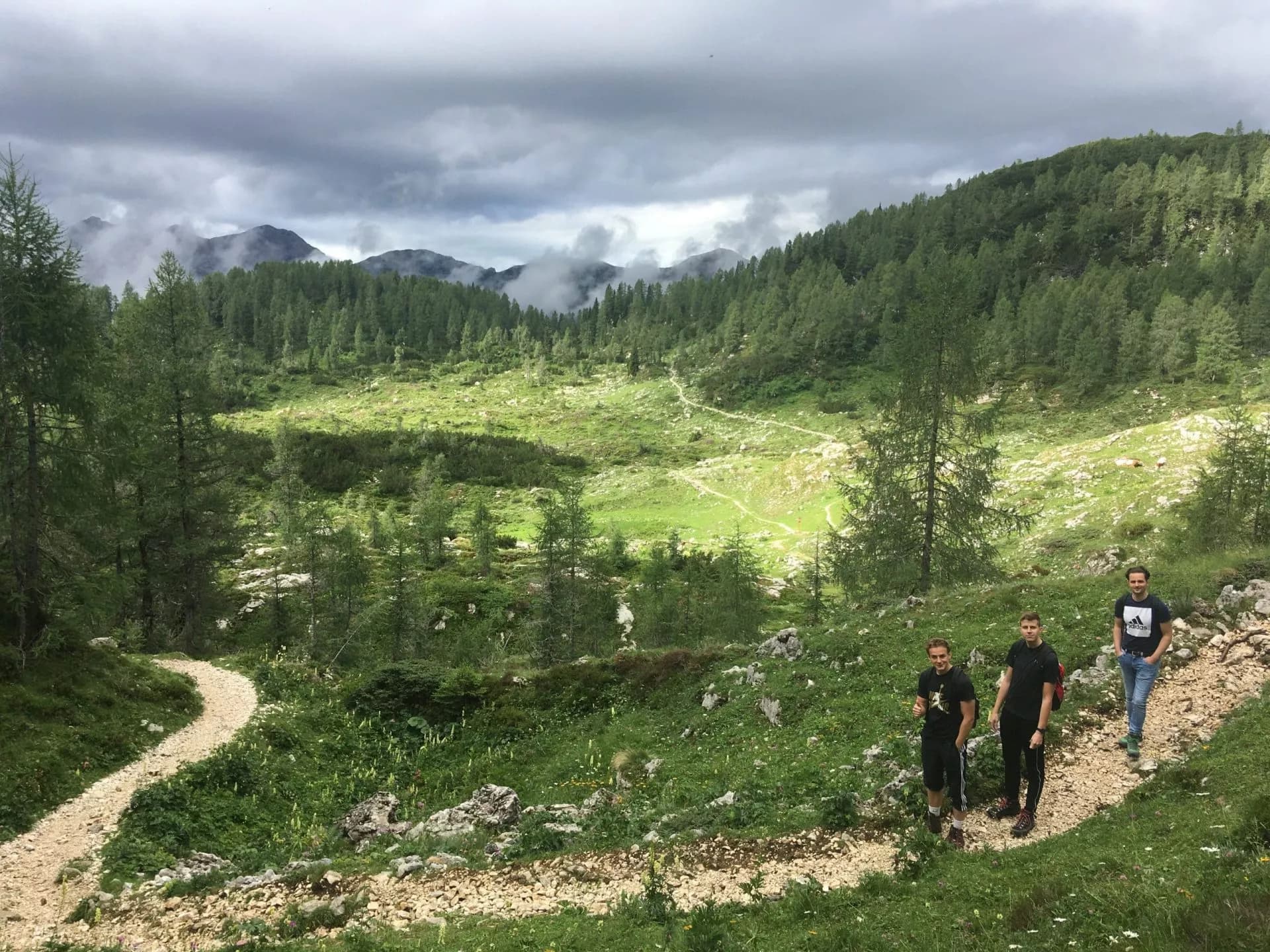 The pastures above Bohinj are amazing hiking playground