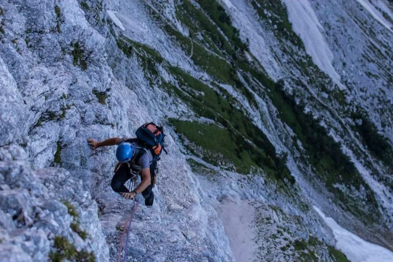 Climbing Triglav North Face