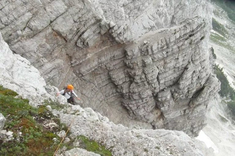 Klettern in der Triglav-Nordwand