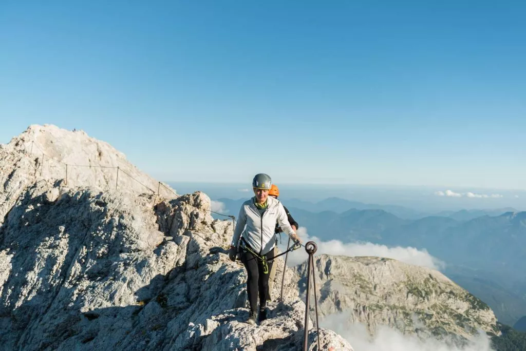 Endspurt zum Berg Triglav