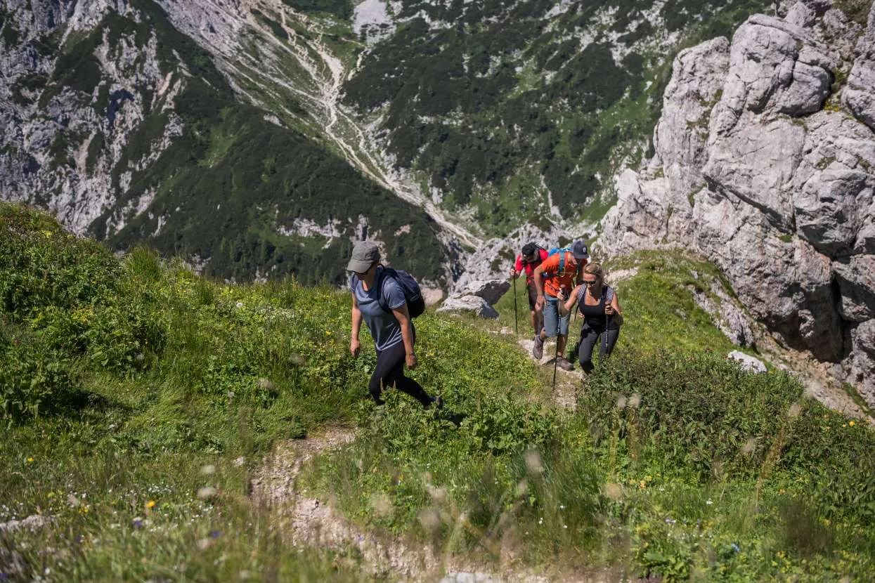 Hikers on the way to Viševnik