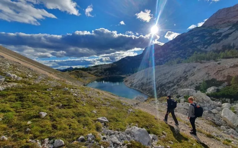 Hiking down to the Koca pri Triglavskih Jezerih Large