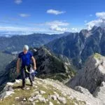 Últimos metros antes de la cumbre de Mala Mojstrovka Grande