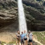 La chute d'eau de Pericnik est une halte intéressante sur le chemin.