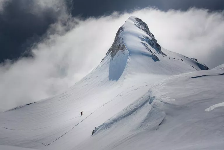 Ski de randonnée au-dessous de Kredarica