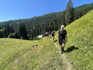 Los pastos sobre Bohinj el primer día