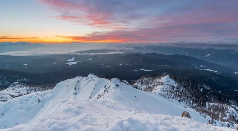 The summit of Viševnik in winter