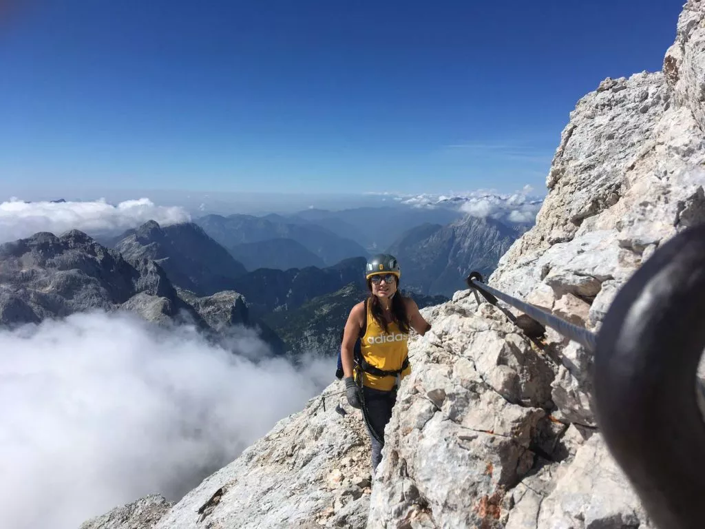 Towards the top of Triglav via Plemenice