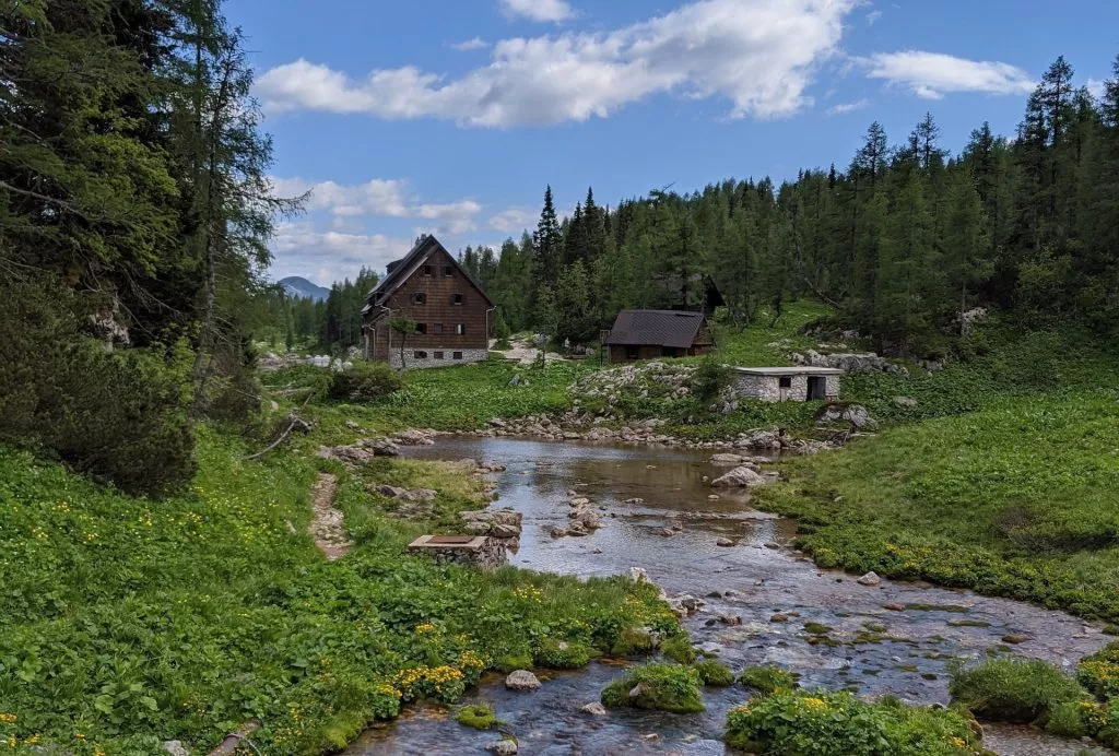 Le gîte des lacs de Triglav 