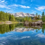 El lago doble es quizás el lago alpino más bonito de Eslovenia.