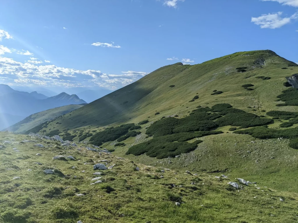 Vajnež und sein schöner Bergrücken