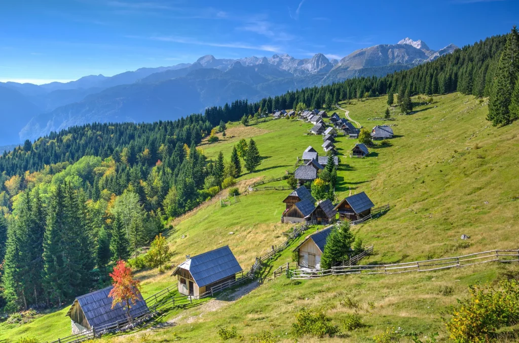 Zajamniki est probablement le plus joli village de Slovénie.